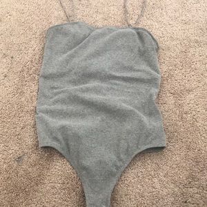 Grey bodysuit